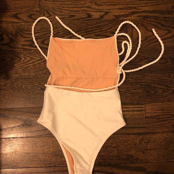 Shopbop White One Piece Swimsuit - Picture 4 of 10
